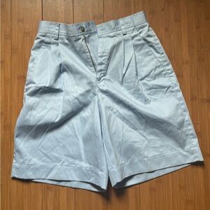 Liz Claiborne Blue Flat Front Shorts